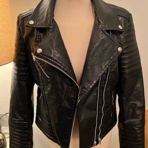 Leather like jacket